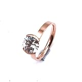Yuaner Fashion Women Ring Cubic Zirconia Jewelry for Wedding Gift