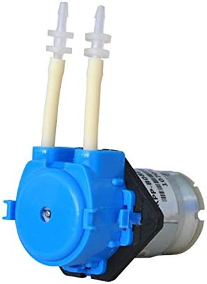 fengwen66 Dosing Pump Peristaltic Pump 12V Mini DC Liquid Water Motor pump Fish Tank(blue)