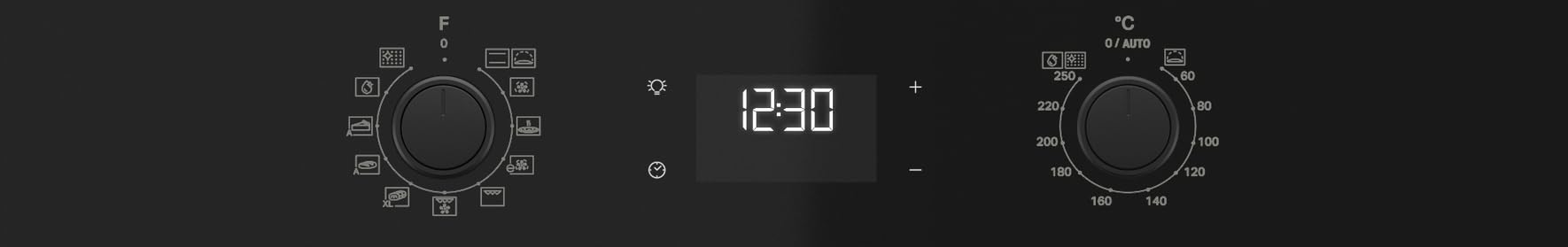 Bauknecht BBA285PU1ZK Einbau-Backofen, 60 cm, 71 l Garraum, Heißluftbackofen mit 12 Funktionen, PowerHeißluft, FlexiClean Pyrolyse & Hydrolyse, Multi-Level-Kochen, Schwarzglas 8