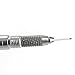 Professional Eyebrow Tattoo Manual Pen 3D Eyebrow Embroidery Microblading Pen Silver Color 3 Heads Available Suit for Curve Flat U Shape Round Microblading Needles CHFENG