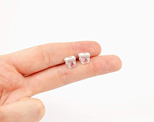 Handmade Chinese Food Stud Earrings - Thumbnail 3