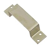 National Mfg. N235291 12 Pack Closed Bar Holder For Use With 2x4 For doors, Zinc