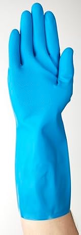Ansell VersaTouch 37-501 Nitrile Gloves Chemical Liquid Protection Blue Size view 3