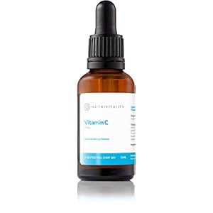 Nutrivitality Liquid Vitamin C – Highest Absorption, 80mg, 30ml, 37 doses