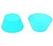 July Sky Silicone Cupcake liners - Non-Stick Reusable Silicone Baking Cups - Mini Muffins Molds (24 Pack,D 2.75in) Multicolored
