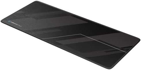 Artemis Alfombrilla Gaming XXL Tela Jacquard Base Antideslizante Borde Ribeteado Negra