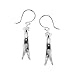Silpada 'Broad Hoop' Drop Earrings in Hammered Sterling Silver