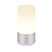 SOLLED LED Table Lamp, Sensor Touch Bedside Lamp, Dimmable Warm White Night Light, RGB Color Changing Modern Desk Lamp Nightstand Lamp For Bedroom, Plug-in