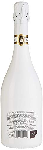 Fürst von Metternich Chardonnay Sekt, Trocken, Dry (6x0,75l) Rassiger Premiumsekt in hochwertiger weißen Glasflasche… – Bild 4