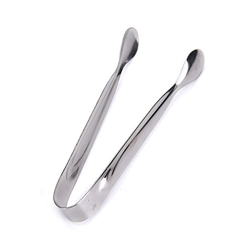 1 Pcs Stainless Steel Sugar Tongs Clip Ice Cube Coffee By IYSHOUGONG