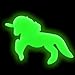 Naler 24pcs Unicorn Glow in Dark Stickers Night Glowing Wall Ceiling Decals for Nursery Kids Bedroom Decoration DIY Art Craft