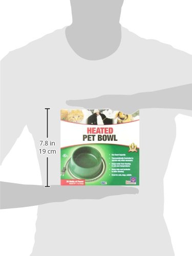 Farm Innovators Model QT-1 1-Quart Heated Bowl, Green, 25 Watts