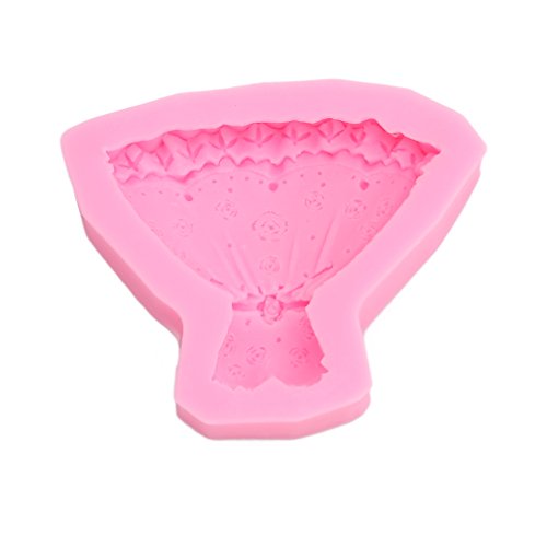 HS 1pc 3D Princess Skirt Molds for Cake Decoration Sugarcraft Soap Making Mold Chocolate Mold - Thumbnail 5