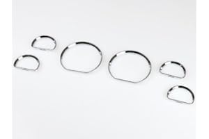 Chrome Dash Gauge Ring Bezel Set For 1994-2004 Mustang
