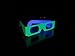 Rob's Super Happy Fun Store 51 Pair of Fireworks Diffraction Glasses - 50 Pair Blacklight-Reflective Neon Frames + 1 Orbit Specs