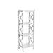 RiverRidge X-Frame Bath Collection-4-Shelf Storage Tower, White