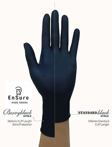Hand Gloves Amazon Black Disposable Gloves SAF-CARE EnSure
