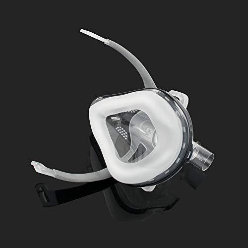 Denshine Adjustable Full Face Mask with Headgear for Sleep (L (100~115mm))