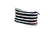 ZIPIT Rainbow Pencil Case, Black