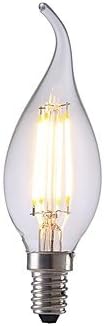 YYHAOGE 1Pc 3W 300Lm E14 Led Filament Bulbs C35L 4 Leds Cob Decorative Led Lights Warm White 2700K Ac 220-240V