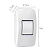 TFBOYS Security Wireless Waterproof Smart Doorbell with 36 Chimes 4-Level Adjustable Volume White Home Alarm Ring Bell for Home Improvement (1 Button + 2 Plugin Receiver)