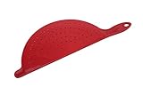 Pot Strainer 13 Long - Red by Mainstays