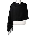 Womens Pashmina Shawl Wrap Scarf - Ohayomi Solid Color Cashmere (21 Colors)