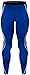 JustOneStyle New 054 Skin Tights Compression Leggings Base Layer Blue Running Pants Mens