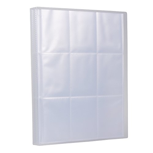 SAIKA 288 Pockets Transparent Pokemon Trading Cards Album Sleeves Storage Page Protectors, Also Fits Other Card Games