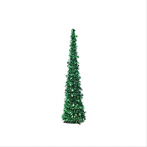 GVBUI Christmas tree Telescopic Folding Christmas Tree Artificial Christmas Tree Decorations For Home Office Ornaments China 1.2 m green