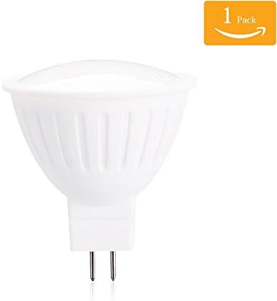 MR16 LED Bulb 3Watt (30Watt Halogen Bulbs Equivalence) Spotlight MR16 GU5.3 Base Not Dimmable 12 Voltage 120 Degree Beam Angle 2700K Warm Yellow Glow Recessed Lighting (1 pack)