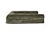 Furhaven Orthopedic Dog Bed for Large Dogs w/ Removable Bolsters & Washable Cover, For Dogs Up to 95 lbs - Faux Fur & Velvet Sofa - Dark Sage, Jumbo/XL