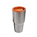 Cup Lids, PHOTNO Spill And Splash Resistant Lid With Slider Closure For 30 Oz (Orange)