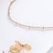 Tgirls Simple Metal Bar Necklace with Pendant for Women and Girls XL-35 (Gold)