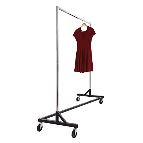 Commercial Garment Rack Z Rack Rolling Clothes Rack, Z Rack With KD