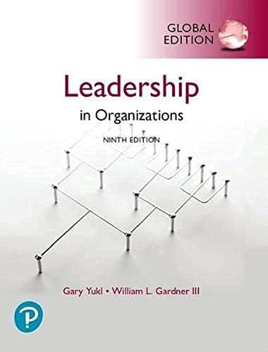 Leadership in Organizations: Yukl, Gary: 9780132771863: Amazon.com