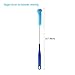 TAGVO Hydration Bladder Cleaning Kit, 6 in 1 Water Bladder Cleaner Set - 3 Brushes, Collapsible Hanger, 12 Cleaning Tablets & Carry Pouch, Water Reservoir Cleaning Tools for Hydration Backpack