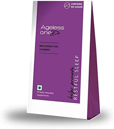Ageless oneDr Gummy Supplemets (NO Sugar) for Seniors, Restful Sleep - 30 Count