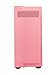 Apevia X-Infinity mid tower with full-size acrylic side window, top USB3.0/USB2.0/audio ports - Pink