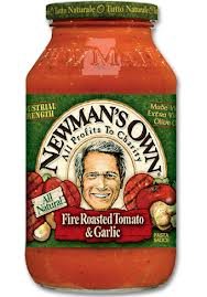 Newman's own pasta sauce fire roasted tomato&garlic (020662004611)