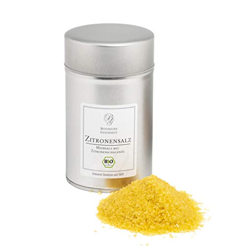 Boomers Gourmet - BIO Sizilianisches Zitronen Salz - Dose - 250 g