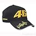 Motogp Valentino Rossi 46 Baseball Hat Peaked Cap (Black)