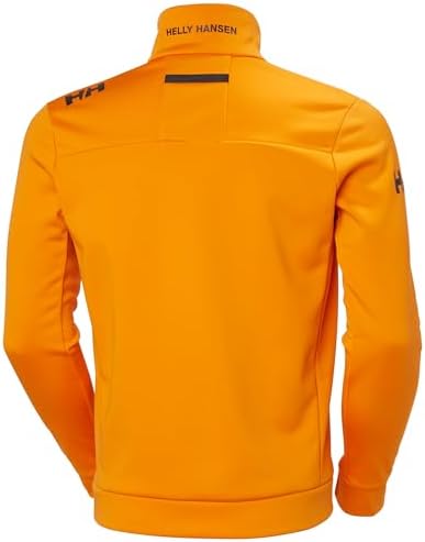 Herren Crew Fleece Jacket, Orange entzünden, L