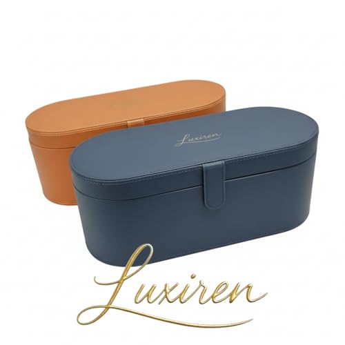 Luxiren 6 in 1 Brushless Hair Dryer | 6 in 1 Air Styler | High Speed Motor | Intelligent Temperature Control | 6 Styling Accessories | Lightweight, Quiet, Professional (Blue)