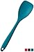 StarPack Basics Silicone Spatula Spoon (Spoonula) - Spatulas Silicone Heat Resistant to 480°F - Hygienic One Piece Rubber Spatula Spoon Design - Spoon Spatulas for Nonstick Cookware (Teal Blue)
