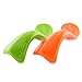 Right-Handed Curved Baby Spoons First Stage Infant Baby Led Weaning Soft-Tip Easy on Gums Training Teething Spoon Self Feeding Silicone Toddler Food Utensils