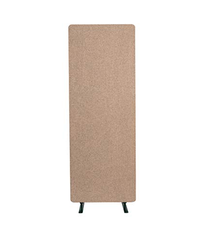 ReFocus Acoustic Room Dividers | Office Partitions – Reduce Noise and Visual Distractions with These Easy to Install Wall Dividers (24" x 66" Freestanding, Sand Stone) - Thumbnail 7