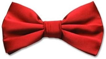 Bow Ties - Adjustable Band, Red at 