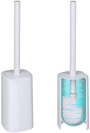 トイレブラシ ケース付き トイレクリーナー トイレ掃除用品 トイレブラシおしゃれ 超人気 専門店 傷がつきにくい 長持ち 水キレ抜群 おしゃれなデザイン トイレに飾れる グレー スッキリ収納