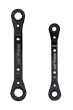 Channellock 841S 8-in-1 SAE 2 Piece Ratcheting Wrench Set | Socket Wrench Set of 4 sizes in 2 Pieces Including  5/16, 3/8, 7/16 ,9/16, 5/8,  11/16, 3/4-Inch | 12 Point Ratchet Mechanism | Heat Treated for Greater Durability | Made in the USA